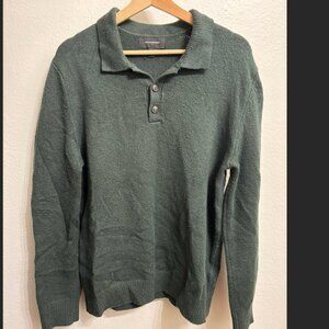 Banana Republic Dark Green Polo Sweater